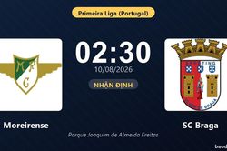 Nhận định Moreirense vs SC Braga: đội hình dự kiến