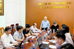 Làm việc với các xã Nam Cát Tiên, Đak Lua, Tà Lài về tình hình triển khai nhiệm vụ khoa học và công nghệ