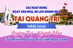Các hoạt động Ngày Văn hóa, Du lịch Khánh Hòa tại Quảng Trị năm 2026
