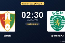 Nhận định Estrela vs Sporting CP: đội hình dự kiến