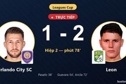 TRỰC TIẾPTrực tiếp Orlando City SC vs Leon: Leon vượt l&ecirc;n dẫn trước