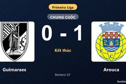 Thống k&ecirc; trận đấu Guimaraes 0-1 Arouca: I. Barbero tỏa s&aacute;ng, Arouca gi&agrave;nh trọn 3 điểm