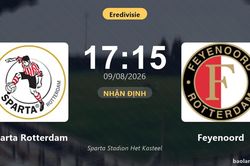 Nhận định Sparta Rotterdam vs Feyenoord: đội hình dự kiến