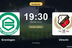 Nhận định Groningen vs Utrecht: đội h&igrave;nh dự kiến