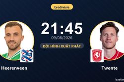 TRỰC TIẾPTrực tiếp Heerenveen vs Twente: Twente nhỉnh hơn về số cơ hội, chưa c&oacute; b&agrave;n thắng