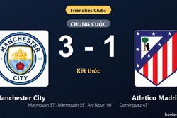 Thống kê trận đấu Manchester City 3-1 Atletico Madrid: Manchester City ngược dòng ngoạn mục