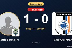 TRỰC TIẾPTrực tiếp Seattle Sounders vs Club Queretaro: Seattle Sounders mở tỷ số