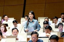 Đại biểu Quốc hội Vương Thị Hương góp ý hoàn thiện dự án Luật Phổ biến, giáo dục pháp luật (sửa đổi)