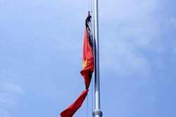 Thực hiện nghi thức Quốc tang Chủ tịch Quốc hội nước Cộng hòa Dân chủ nhân dân Lào tại Thái Nguyên