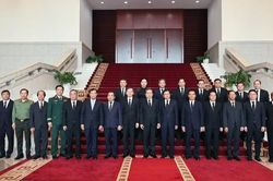 Chủ tịch Quốc hội Trần Thanh Mẫn hội kiến Tổng B&iacute; thư, Chủ tịch nước L&agrave;o
