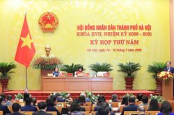 HĐND th&agrave;nh phố H&agrave; Nội tổ chức Kỳ họp thứ 6