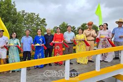 Xã Đầm Dơi khánh thành cầu Cả Kiến