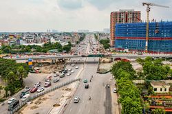 Toàn cảnh hầm chui 6 làn xe ở Hà Nội sau 9 tháng thi công