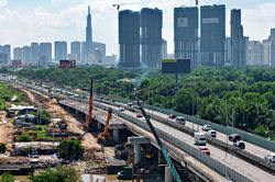 Diện mạo đường nối cao tốc TP.HCM - Long Thành sau gần 8 tháng thi công