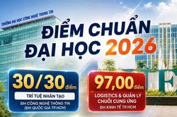 Điểm chuẩn Đại học 2026: Xuất hiện ngành chạm ngưỡng 30 điểm, có trường lấy từ 15 điểm