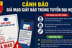 Cẩn trọng với giấy báo trúng tuyển, học bổng giả