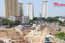 Nút giao cửa ngõ phía Nam Hà Nội tăng tốc, phấn đấu hoàn thành cuối năm 2026