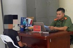 C&ocirc;ng an l&agrave;m việc với trường hợp tương t&aacute;c nội dung xấu độc tr&ecirc;n mạng x&atilde; hội