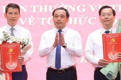 Hà Nội công bố Nghị quyết và các quyết định về tổ chức bộ máy, công tác cán bộ