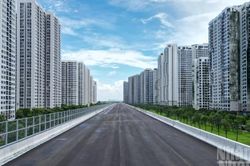 [Ảnh] Toàn cảnh gần 7km Vành đai 3 qua khu đô thị Thành phố Hồ Chí Minh với tường chống ồn