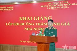 Bồi dưỡng nghiệp vụ thẩm định giá Nhà nước trong Bộ Quốc phòng