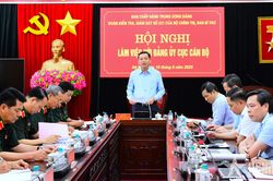 Đoàn kiểm tra, giám sát số 221 làm việc với Đảng ủy Cục Cán bộ (Tổng cục Chính trị)