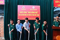 Yến sào Khánh Hòa hỗ trợ xây dựng ' Nhà đồng đội' ấm tình quân dân