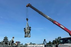 Vụ lăng mộ khủng xây trên đất trồng cây: Tháo dỡ toàn bộ công trình vi phạm