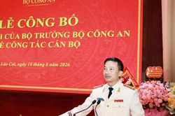Phó Cục trưởng Cục An ninh chính trị nội bộ làm Giám đốc Công an tỉnh Lào Cai