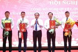Hà Nội điều động, bổ nhiệm nhiều cán bộ sau khi kiện toàn bộ máy