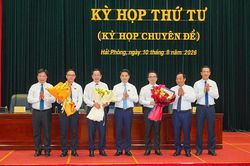 Hải Ph&ograve;ng ho&agrave;n tất kiện to&agrave;n bộ m&aacute;y l&atilde;nh đạo HĐND v&agrave; UBND