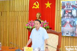 Ph&oacute; Chủ tịch Thường trực HĐND tỉnh l&agrave;m việc với 21 đơn vị th&iacute; điểm về c&ocirc;ng t&aacute;c chuyển đổi số