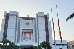 Việt Nam để tang Chủ tịch Quốc hội Lào theo nghi thức Quốc tang trong 2 ngày