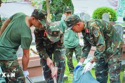 Điện Biên: Triển khai lấy mẫu ADN tại Nghĩa trang Liệt sỹ Quốc gia A1