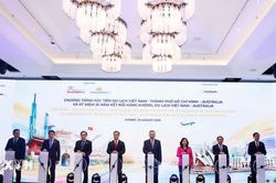 Tổng B&iacute; thư, Chủ tịch nước dự chương tr&igrave;nh kỷ niệm 35 năm kết nối h&agrave;ng kh&ocirc;ng, du lịch Việt Nam-Australia