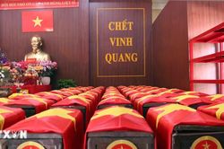 Phát hiện, quy tập được 256 bộ hài cốt liệt sỹ tại Công viên Lê Thị Riêng
