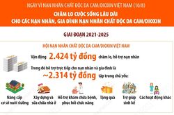 Chăm lo cuộc sống lâu dài cho các nạn nhân, gia đình nạn nhân chất độc da cam/dioxin