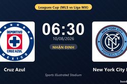 Nhận định Cruz Azul vs New York City FC: đội hình dự kiến
