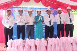 Xã An Viễn khởi công công trình cấp nước cho khoảng 21 ngàn người dân