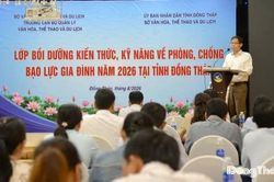 Đồng Th&aacute;p: Bồi dưỡng kiến thức, kỹ năng ph&ograve;ng, chống bạo lực gia đ&igrave;nh