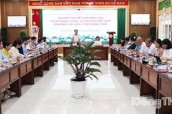 Đoàn nghiệm thu Trung ương kiểm tra kết quả điều tra cơ sở hành chính, sự nghiệp tại phường Cao Lãnh