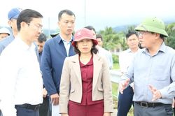 Chủ tịch UBND tỉnh Phạm Anh Tuấn kiểm tra các dự án, công trình trọng điểm tại khu vực phía Tây