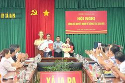 Công bố quyết định của Tỉnh ủy Gia Lai về điều động, chỉ định cán bộ xã Ia Pa và Ia Tul