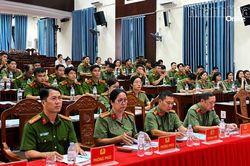 Tập huấn phòng, chống tác hại của thuốc lá cho 85 cán bộ, chiến sĩ công an