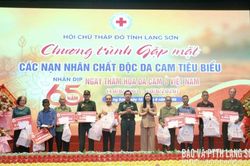 Gặp mặt nạn nh&acirc;n chất độc da cam ti&ecirc;u biểu nh&acirc;n dịp 65 năm Ng&agrave;y Thảm họa da cam ở Việt Nam