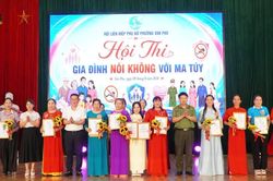 Sôi nổi Hội thi “Gia đình nói không với ma túy”