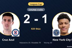 Hạ New York City FC 2-1, Cruz Azul gi&agrave;nh chiến thắng tại Leagues Cup