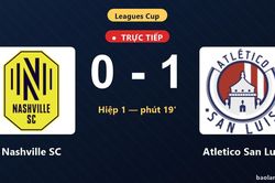 TRỰC TIẾPTrực tiếp Nashville SC vs Atletico San Luis: Atletico San Luis mở tỷ số