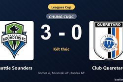 Thống kê trận đấu Seattle Sounders 3-0 Club Queretaro: Seattle Sounders thắng đậm thuyết phục