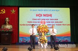 Xã Hải Hậu triển khai nhiệm vụ năm học 2026-2027